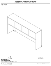 Bush Business Furniture A176722E Manual Del Usuario