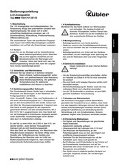 Kübler CODIX 132 Manual De Instrucciones