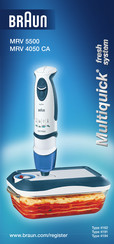 Braun Multiquick fresh system MRV 5500 Manual De Instrucciones