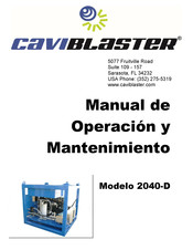 Caviblaster 2040-D Manual De Operación Y Mantenimiento