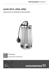 Grundfos Unilift AP50 Instrucciones De Instalación Y Funcionamiento