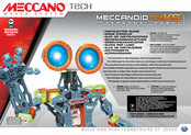 Meccano TECH MECCANOID G15KS PERSONAL ROBOT Guía De Instrucciones