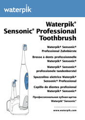 Waterpik Sensonic Professional Manual Del Usuario