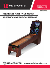 MD SPORTS AC208Y19013 Instrucciones De Ensamblaje