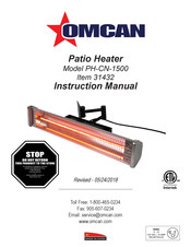 Omcan PH-CN-1500 Instrucciones