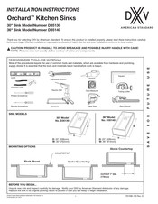 DXV Orchard D35130 Instrucciones De Instalación