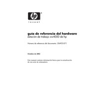 HP Invent xw4000 Guía De Referencia Del Hardware