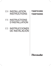 Thermador T36BT920NS Instrucciones De Instalación