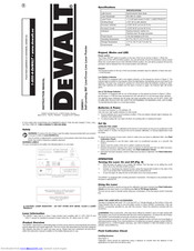 DeWalt DW0811 Manual De Instrucciones