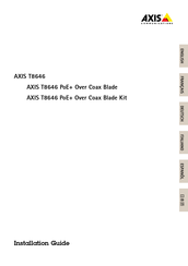 Axis T8646 Manual De Instrucciones