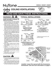 NuTone Heavy Duty HD50NT Manual Del Usuario
