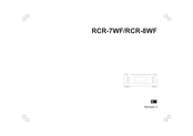 Sangean RCR-7WF Manual Del Usuario