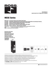 Ross MCSE Serie Instrucciones De Servicio