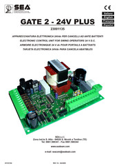 SEA GATE 2 - 24V PLUS Manual De Instrucciones