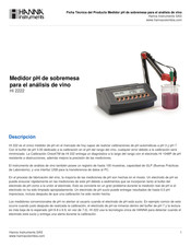 Hanna Instruments HI 2222 Manual Del Usuario