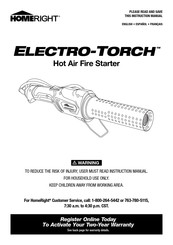 Homeright Electro-Torch Manual De Instrucciones