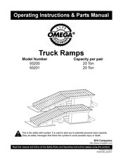 Omega Lift Equipment 93201 Manual De Piezas E Instrucciones De Funcionamiento