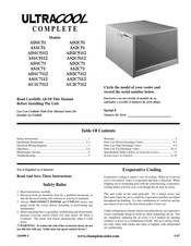 UltraCOOL COMPLETE AS2C5112 Manual De Instrucciones