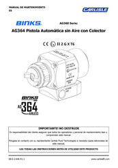 Binks AG360 Serie Manual De Mantenimiento