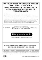 Kuppersbusch GKS 6740.0 F Manual De Instrucciones