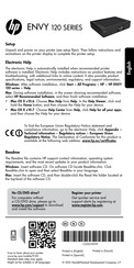 HP ENVY 120 Serie Manual Del Usuario