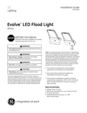 GE current Evolve EFH1 Guia De Instalacion