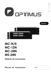 Optimus MC-24N Manual De Instrucciones