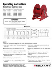 Reelcraft Industries H29000 Instrucciones De Operaciones