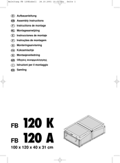 EINHELL FB 120 K Instrucciones De Montaje