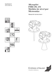 Endress+Hauser Micropilot FMR 130 Manual De Instrucciones