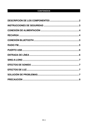 Denver Electronics TSP-205 Manual Del Usuario