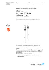 Endress+Hauser Oxymax COS22 Manual De Instrucciones Abreviado