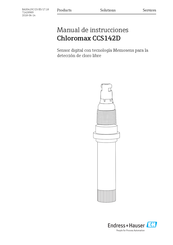 Endress+Hauser Chloromax CCS142D Manual De Instrucciones