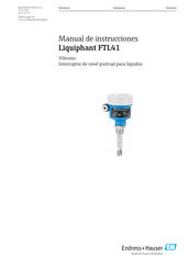 Endress+Hauser Liquiphant FTL41 Manual De Instrucciones