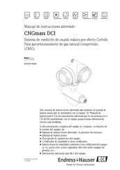 Endress+Hauser CNGmass DCI Manual De Instrucciones Abreviado