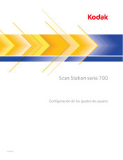 Kodak Scan Station 700 Serie Configuración De Los Ajustes De Usuario