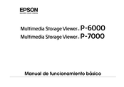 Epson Multimedia Storage Viewer P-7000 Manual De Funcionamiento Básico