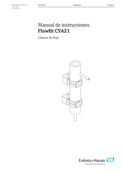 Endress+Hauser Flowfit CYA21 Manual De Instrucciones