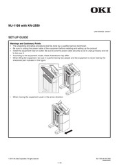 Oki MJ-1108 Manual Del Usuario