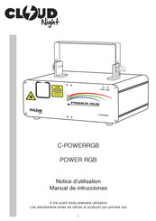 CLOUD-NIGHT C-POWERRGB Manual De Intrucciones