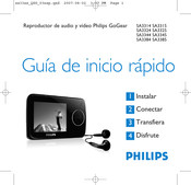 Philips GoGear SA3385 Guia De Inicio Rapido