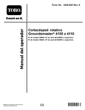 Toro Groundsmaster 4100 Manual Del Operador
