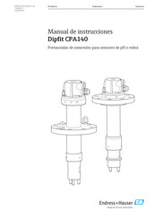 Endress+Hauser Dipfit CPA140 Manual De Instrucciones