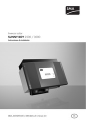 SMA Sunny Boy 2500 Instrucciones De Instalación