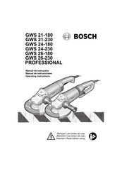 Bosch GWS 21-180 PROFESSIONAL Manual De Instrucciones