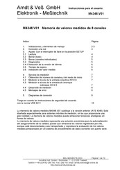 Arndt & Voß M4348.V01 Instrucciones Para El Usuario