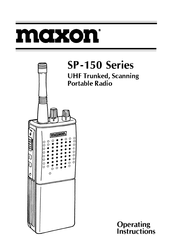 Maxon SP - 150 Serie Instrucciones De Operation