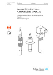 Endress+Hauser Condumax CLS21 Manual De Instrucciones