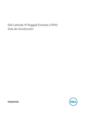 Dell Latitude 14 Rugged Extreme 7404 Guía De Introducción