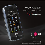 LG VOYAGER Guia De Inicio Rapido